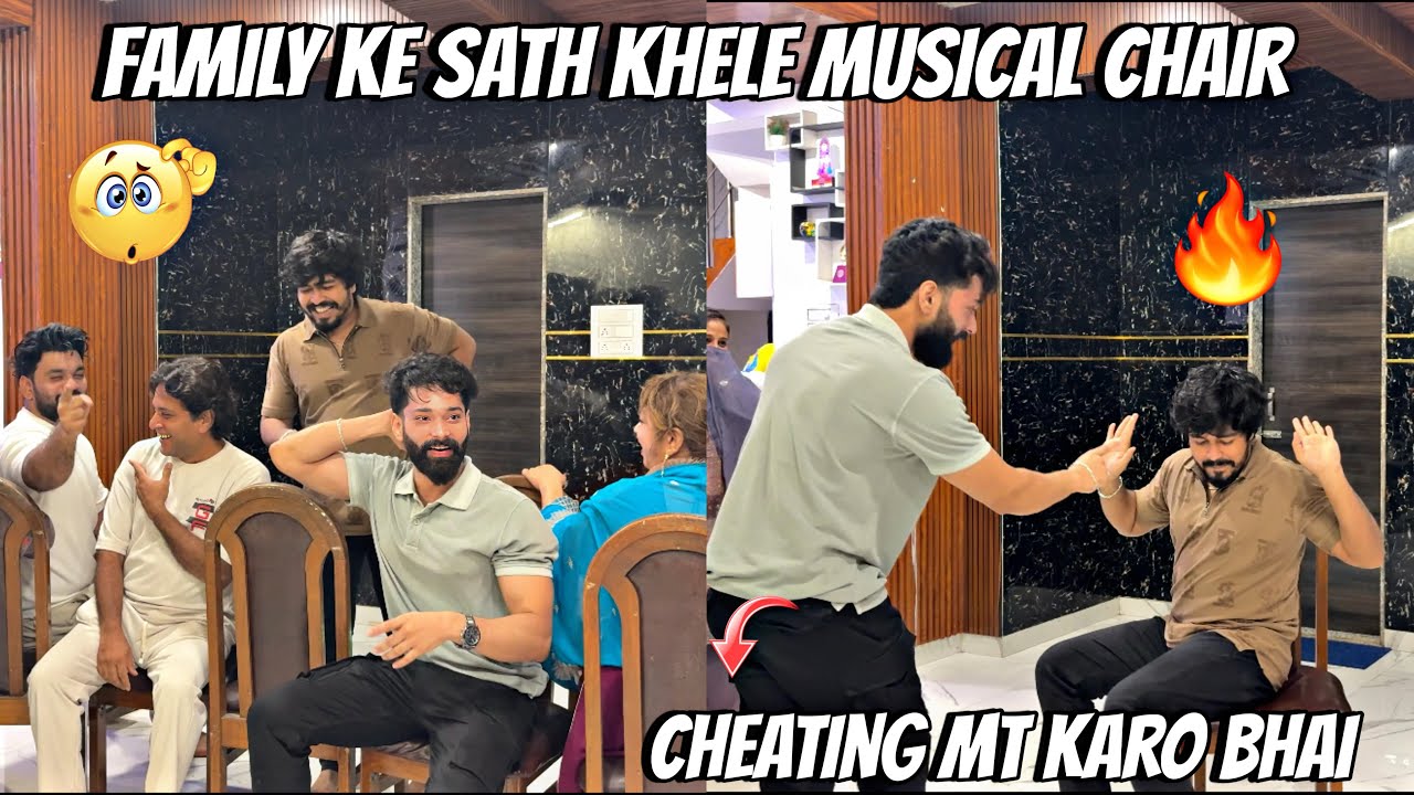 Family ke sath khele musical chair || haifa & Qashif vlog 