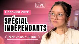 La checklist de rentrée que tout indépendant devrait avoir (live)