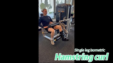 Single Leg Isometric Hamstring Curl