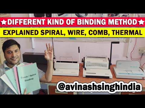 Top 4 Best Spiral/Wiro/Comb/Thermal Binding Machine Demo For Book, Calendar, Boucher, Menu, Diaries