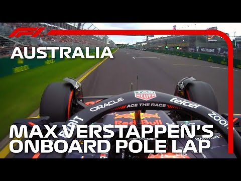 Max Verstappen's Pole Lap | 2023 Australian Grand Prix | Pirelli