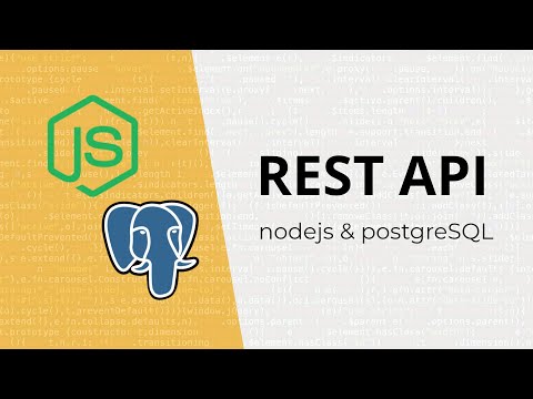 Nodejs & PostgreSQL REST API