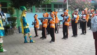 Drumband sdn yamansari 1sudah ada atraksinya