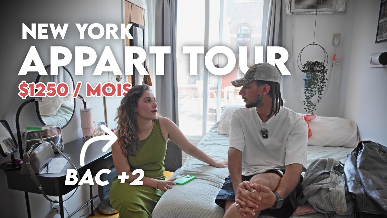 🇺🇸 VIE à New York — Elle montre son appart ! (rooftop, balcons, café, astuce anglais)