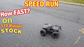 Arrma Notorious on 17T pinion how fast will it be