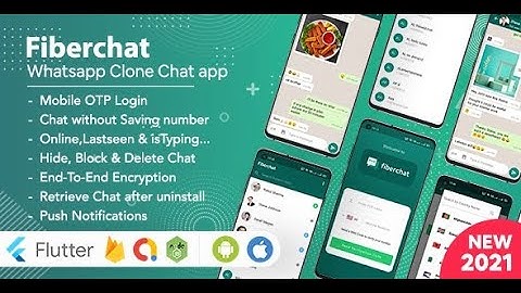 Whatsapp Clone App in Flutter - Whatsapp clone app source code || Firebase Chat App