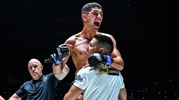 UN FRANÇAIS CRÉE LA SURPRISE DE L’ANNÉE AU ONE CHAMPIONSHIP !