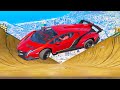 SUPER Cars vs Longest Ramp In GTA 5