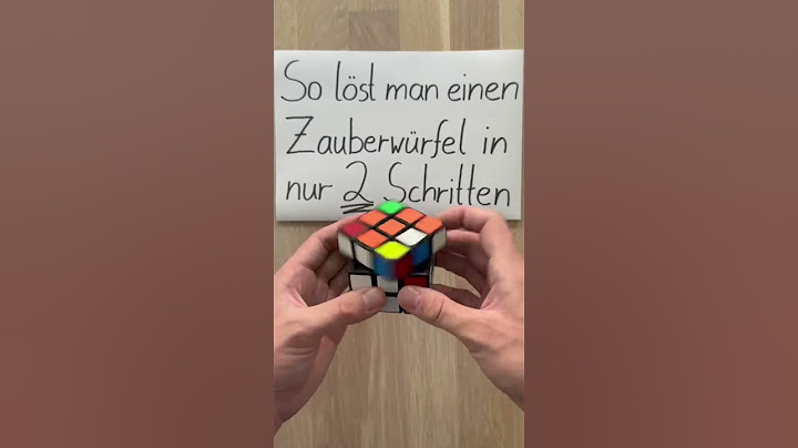 So löst du deinen Zauberwürfel mit nur 2 Schritten 😍