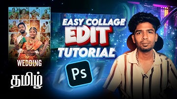 HOW DO EDIT COLLAGE ART || TAMIL PHOTOSHOP TUTORIAL || MOSAIC  ART