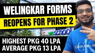 Welingkar Forms ReOpens for Phase 2 | Highest Pkg 40 LPA, Average Pkg 13 LPA | Should you Apply?