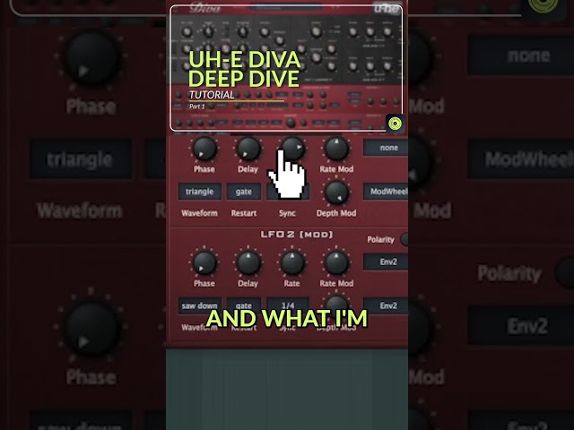 U-HE Diva Deep Dive! (music production tip) class=