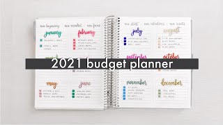 2021 Budget Planner Set Up PART 1