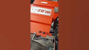 Uzay UMSO 280 dayamalı şerit testere 70x40 Lama 4 lü kesim işlemi