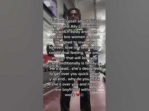 The COLD TRUTH ABOUT ALLY LOTTI AND JUICE WRLD #shorts #juicewrld #