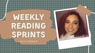 Weekly Reading Sprints| let's be productive!!