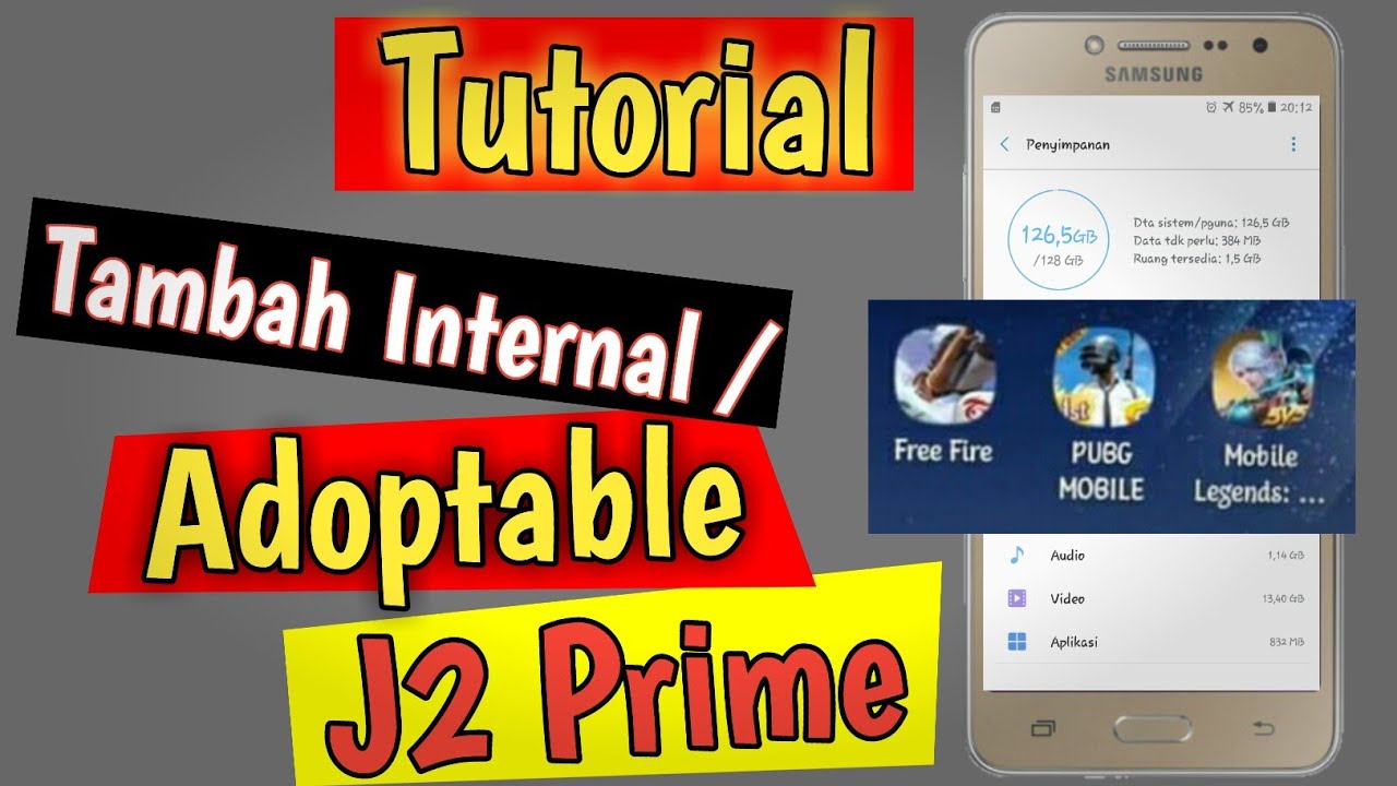 Menambah Internal J2 Prime No Root | Sm-G532G/DS