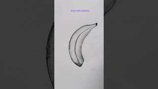 Banana drawing #youtubeshorts #drawing #art #viral #shorts
