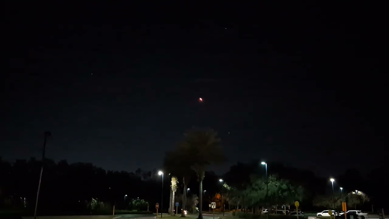 November 9 2023 Rocket Launch Captured at Disney's Pop Century Resort