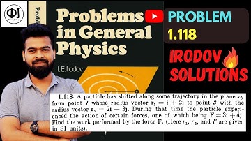 🔴 Irodov 1.118 || I E Irodov problem 1.118 || I E Irodov solution Mechanics