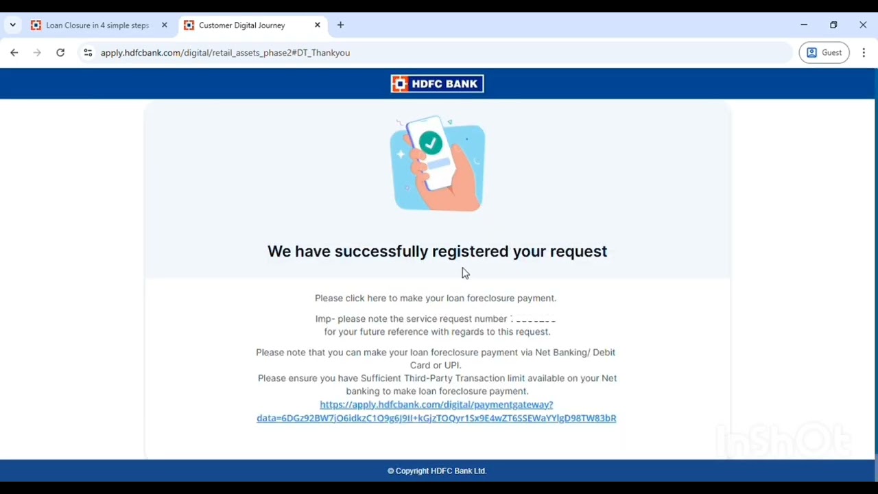 HDFC Personal Loan Closure: Complete Process with Live Demo 2025