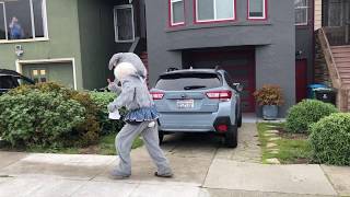 The Easter Bunny Visits the Neighborhood