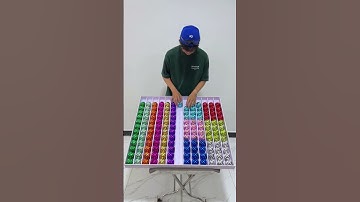 Funny sorting color ball gameplay #colorball #tutorial #popit #colorgame #percussion #colorpuzzle