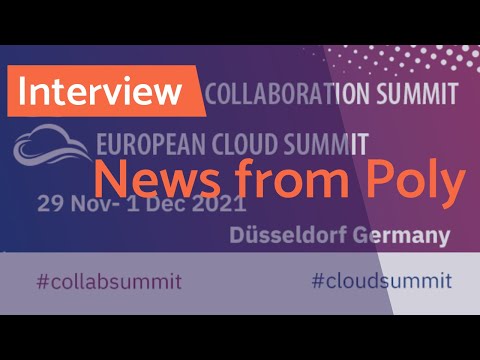 European Collab Summit December 2021 : Product News at Poly Booth