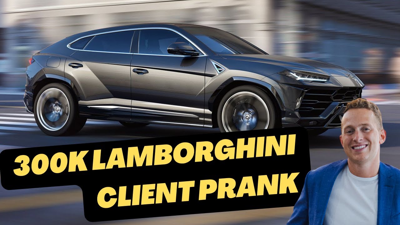 300K Lamborghini Client Prank - Vlog #53