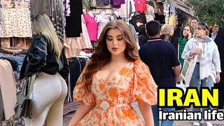 lRAN walking in the city of shiraz،the life style of today's people (خیابان لطفعلی خان زند)