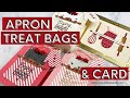 Handmade Hearts & Things | Apron Treat Bags & Card (Mama Elephant)