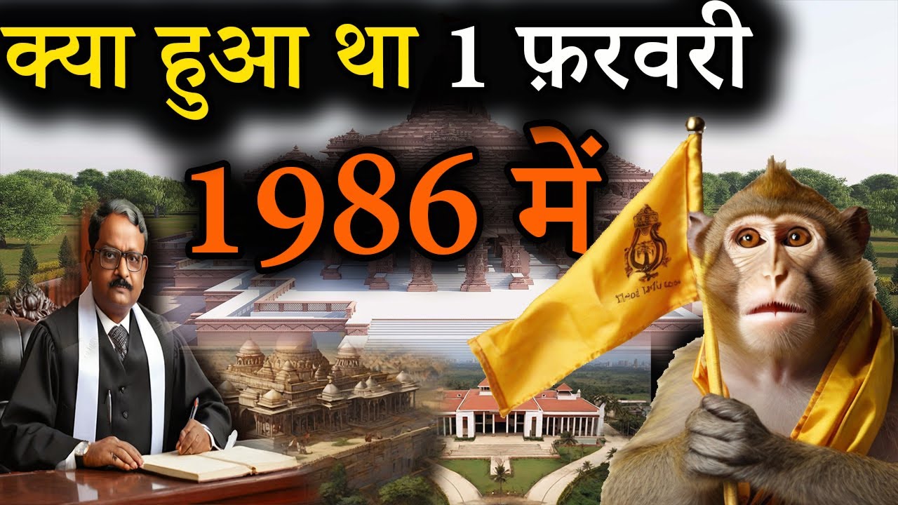 क्या हुआ था 1986 में उस दिन जब राम मंदिर खोला गया | #PuranaRamMandir Kaise khola Gaya #1528 #1986