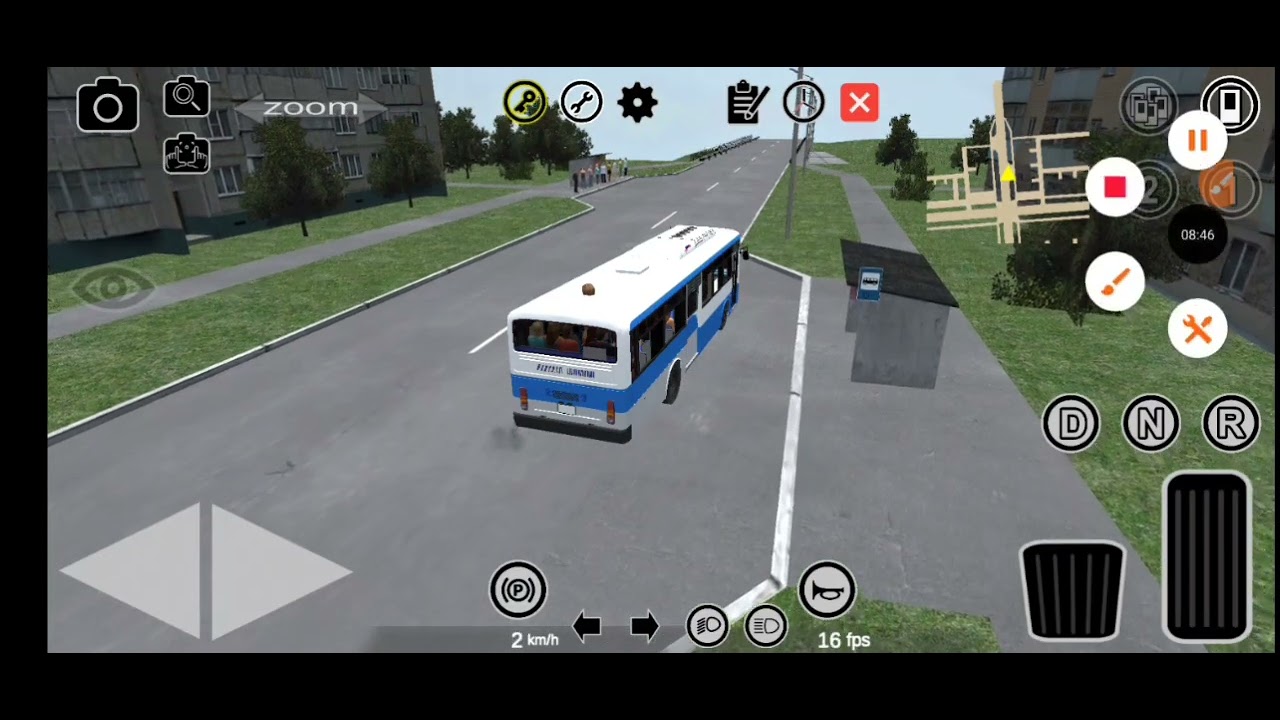 Г.Серпов маршрут 125 Серпов-Еманкаши (с заездом на дом культуры Октябрь) автобус Хюндай