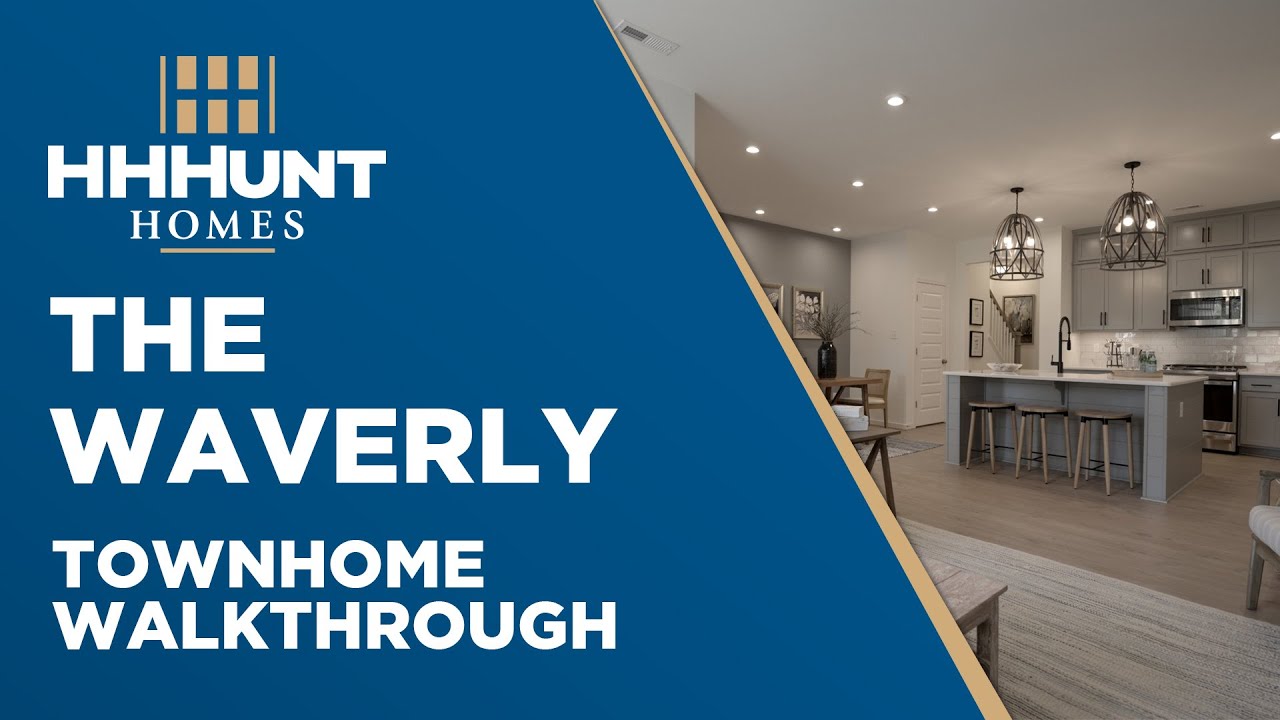 Virtual Tour The Waverly Townhome HHHunt Homes YouTube