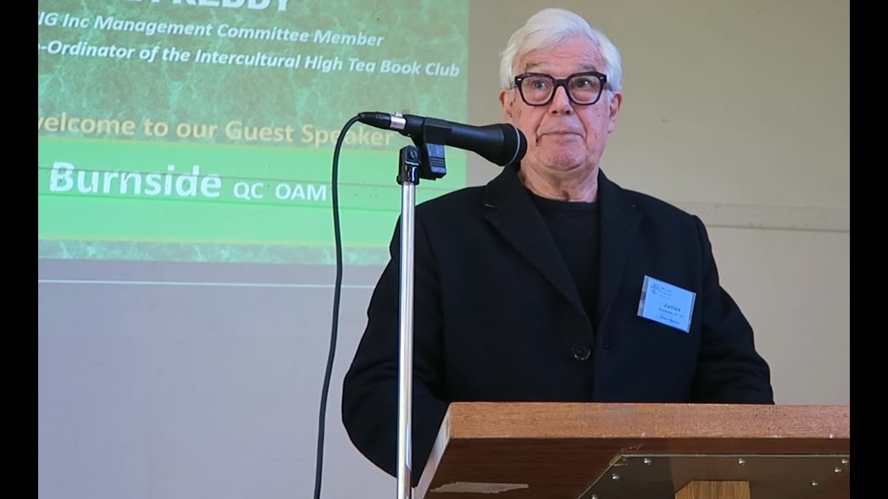 Julian Burnside QC OAM Harmony Lunch speech