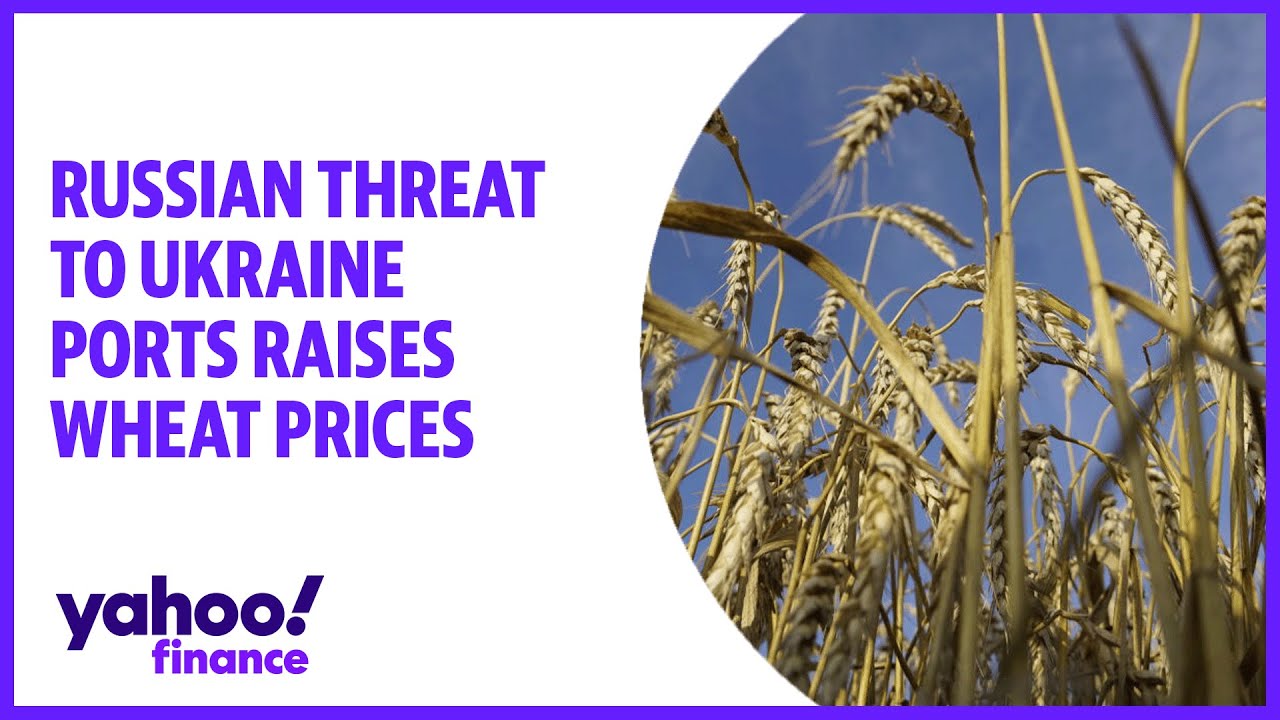Russian threat to Ukraine ports raises wheat prices - YouTube
