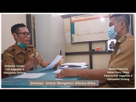 Belajar Mengatasi Dilema Etika Bersama Rekan Sejawat|CGP Angkatan 4 Kabupaten Sintang