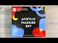 Better Than Posca Pens??? 🤔 Arrtx Acrylic Marker Set Review - No Pump Paint Pens