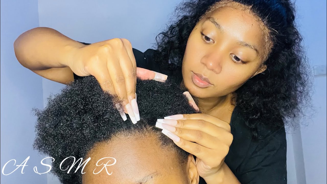 ASMR Tingly scalp scratching & attentive nitpicking tingles 