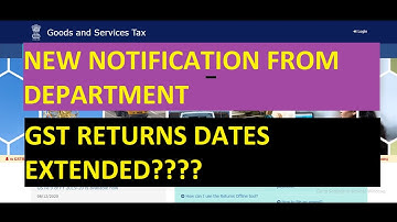 GST returns dates extended? NN.91/2020 extended dates of GST compliances till 31 March 2021
