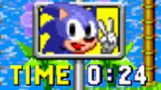 Sonic The Hedgehog - Green Hill Zone Act 1 In 24 Seconds