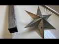Secret technical  how to make a star using square tube khwelding