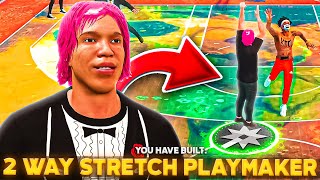 My *NEW* ISO 2-WAY STRETCH PLAYMAKER build might be the BEST RARE BUILD in NBA 2K22!