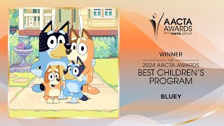 Bluey wins the 2024 AACTA Award for Best Children's Program