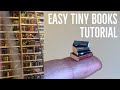 How i make miniature books for my booknooks  easy tutorial