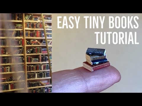 How to make miniature books 4 ways! Beginner friendly tutorial