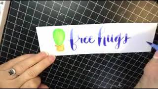 Hand Letter a Cactus - Lettering Free Hugs