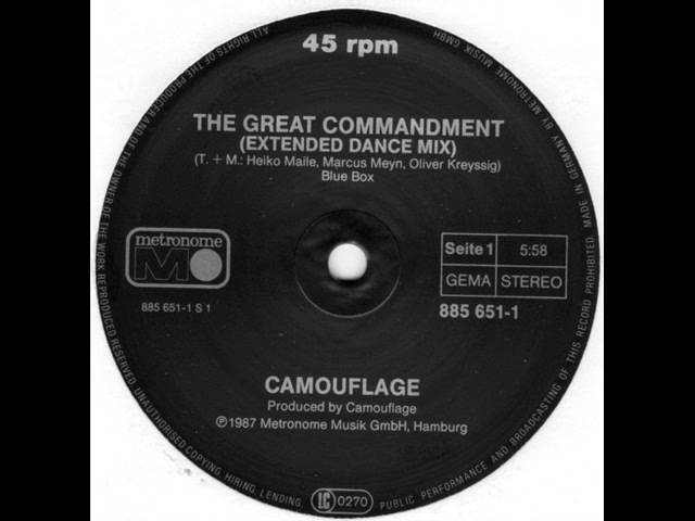 camouflage - the great commandment (extended mix)