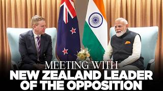 LIVE: PM Modi holds a meeting with New Zealand Leader of the Opposition Chris Hipkins