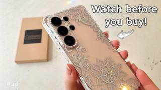 Coolwee Lace Glitter Phone Case for Samsung Galaxy s26 Ultra, Unboxing and Demo